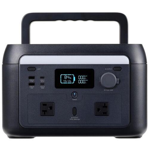 ■ELECOM ポータブル電源 512Wh AC定格出力600W AC×2 ブラック〔品番:DEPS500PBK〕【6795234:0】[店頭受取不可]_4