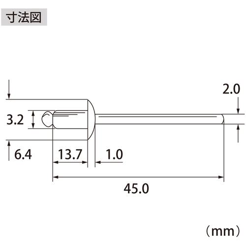 ■エビ ブラインドリベット(ステンレス/スティール製) 4-6(1000本入) 箱入〔品番:NSS46A〕【6831045:0】[店頭受取不可]_5