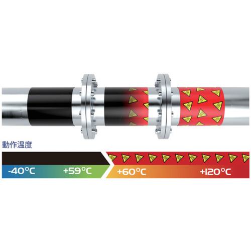 ■日油技研 ヒートディデクションテープ〔品番:HEATDETECTIONTAPE〕【6834298:0】[店頭受取不可]