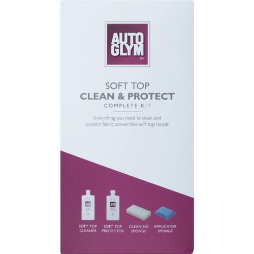 ■AUTOGLYM ソフト・トップ・クリーン&amp;プロテクトコンプリート・キット 幌専用クリーナー&amp;コーティング〔品番:20ASTCPKIT〕【6845584:0】[店頭受取不可]