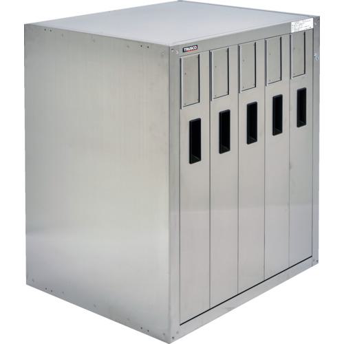 ■TRUSCO 耐震薬品庫 705X600XH800 5列引出型〔品番:TK5N〕【6850717:0】[店頭受取不可]