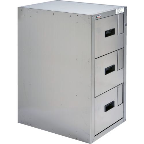 ■TRUSCO 耐震薬品庫 455X600XH800 3段引出型〔品番:SY3N〕【6863296:0】[店頭受取不可]