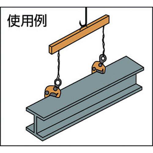 ■スーパー 自在型横吊クランプ(容量:0.35ton)(RFIDチップ搭載/S・M・A・Я・T管理アプリ対応)〔品番:GVC0.35ERF〕【6892818:0】[店頭受取不可]_5
