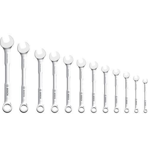 ■ボッシュ コンビネーションスパナ 12種セット〔品番:1600A02Z9D〕【6893540:0】[店頭受取不可]