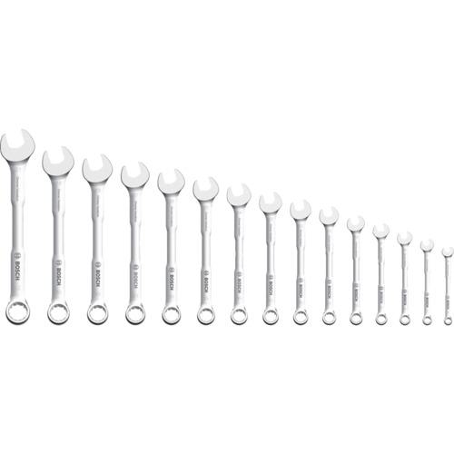 ■ボッシュ コンビネーションスパナ 15種セット〔品番:1600A02Z9E〕【6893549:0】[店頭受取不可]
