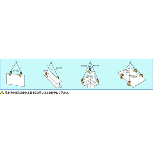 ■スーパー スクリューカムクランプ(万能型)容量:1.0ton クランプ範囲:50~100mm(RFIDチップ搭載/S・M・A・Я・T管理アプリ対応)〔品番:SCC1WRF〕【6899700:0】[店頭受取不可]_6
