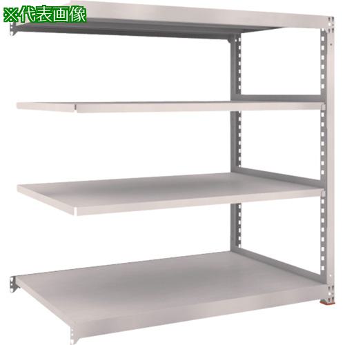 (送料別途)(直送品)TRUSCO スチールラック M5型 W1800×D721×H1800 6段 連結 ネオグレー M5-6676B:NG