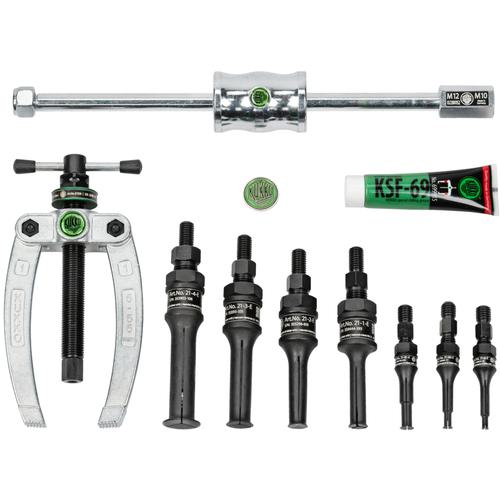■クッコ ベアリング引き抜きセット ベアリング内径5~34mm 9点セット〔品番:K22CE〕【6921565:0】[店頭受取不可]_1