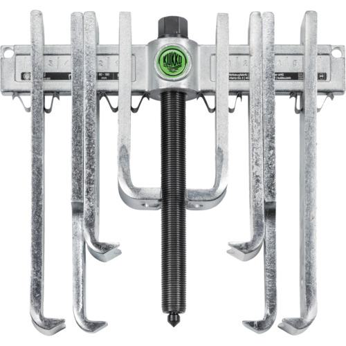 ■クッコ スライド式ギヤプーラー エコノミーセット 最大径250mm 最大深さ180mm〔品番:200UM〕【6921560:0】[店頭受取不可]