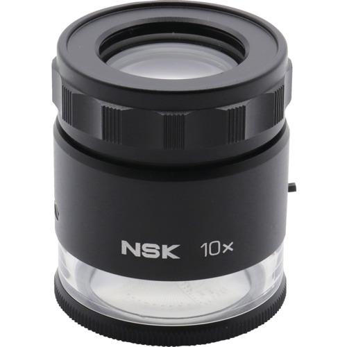 ■SK LEDライト付スケールルーペ NLSL-10-1〔品番:NLSL101〕【6932778:0】[店頭受取不可]