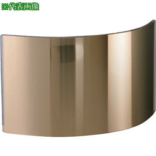 ■JUTEC 耐熱保護服 フード フリーサイズ用 ガラスバイザー ゴールド 150mm×250mm〔品番:HWS1525G〕【6946417:0】[店頭受取不可]