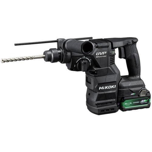 ■HiKOKI ロータリハンマドリル 36V SDSプラスシャンク 新マルチボルトセット品 ストロングブラック〔品番:DH3628DA2XPBZ〕【6949631:0】[店頭受取不可]_1