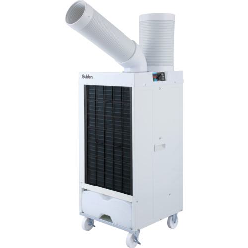 ■Suiden スポットエアコン【環境型】ホワイト 1口 首振りなし 単相100V〔品番:SS25ELW1T〕【6954964:0】[店頭受取不可]