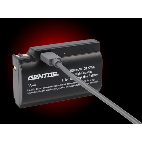 ■GENTOS Gシリーズ ハイブリッド式LEDヘッドライト 203RG〔品番:GH203RG〕【6966644:0】[店頭受取不可]_1