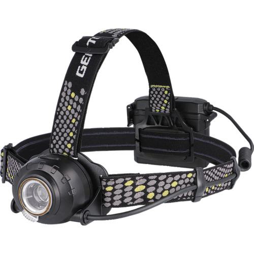 ■GENTOS LEDハイブリッド式ヘッドライト ヘッドウォーズ HLP-2504〔品番:HLP2504〕【6968163:0】[店頭受取不可]