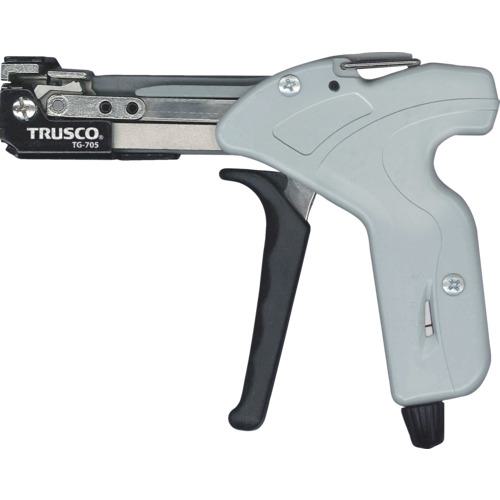 ■TRUSCO ケーブルタイの結束工具 ステンレス用 ガンタイプ〔品番:TG705〕【6968236:0】[店頭受取不可]