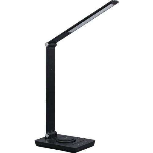 ■GENTOS デスクライト 調光・調色 ワイヤレス給電付き 1000lm ブラック〔品番:DKR116BK〕【6969551:0】[店頭受取不可]