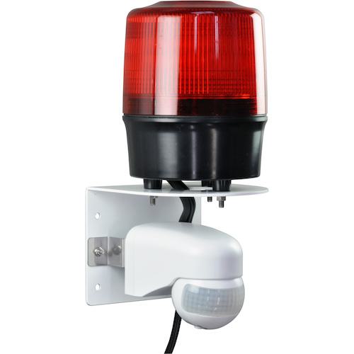 ■NIKKEI ニコトーチ120 赤色 人感センサー式 電源プラグ付き AC100V〔品番:VL12R100NPRUJ〕【6976199:0】[店頭受取不可]