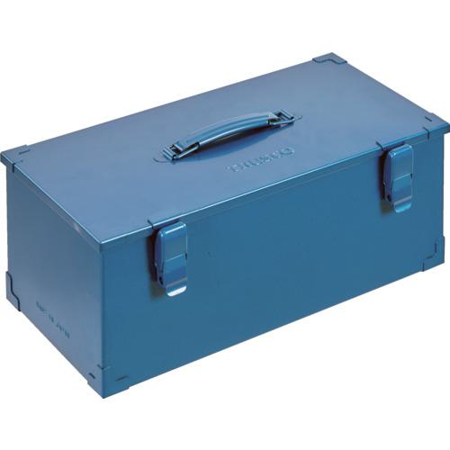 ■TRUSCO 樹脂トレー付工具箱 403×198×150〔品番:PT410A〕【6984627:0】[店頭受取不可]