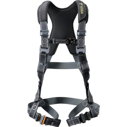 ■タイタン フルハーネス EASY Harness CROSS 黒〔品番:CRH10CM〕【7016944:0】[店頭受取不可]
