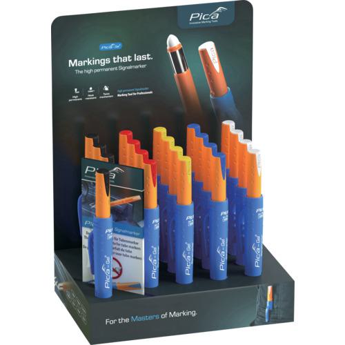 ■ピカマーカー 耐熱シグナルゲルマーカーGel 箱入りセット〔品番:802003〕【7043232:0】[店頭受取不可]
