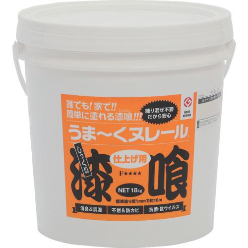 ■日本プラスター 建築・内装用壁材 漆喰うま~くヌレール パウダーグレイ 18kg〔品番:12UN27〕【7044835:0】[店頭受取不可]
