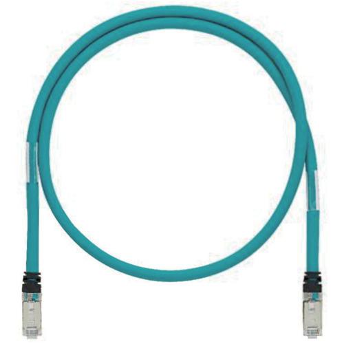 ■PANDUIT CAT5E 高ノイズ対応産業用LANケーブル 緑青 0.3m《10本入》〔品番:ISTPHCH0.3MTL〕【7048954×10:0】[店頭受取不可]