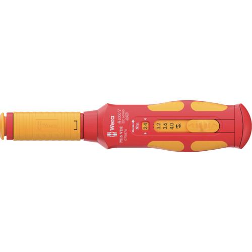 ■Wera 7516 VDE 絶縁 クラフトフォーム セーフトルク スピード トルクレンチ 2.4-4.0Nm〔品番:075876〕【7061678:0】[店頭受取不可]