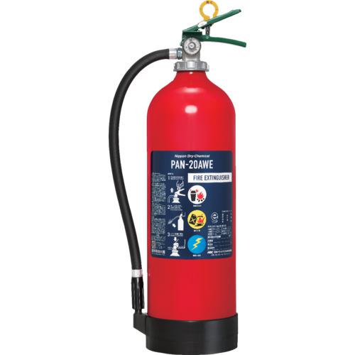 ■NDC ABC粉末消火器 本体 20型 蓄圧式〔品番:PAN20AWE〕【7076297:0】[店頭受取不可]