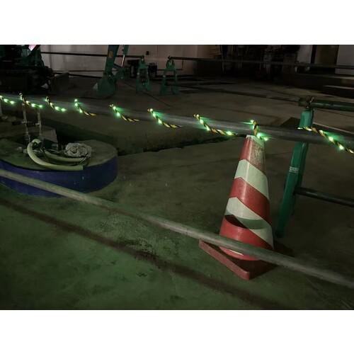 ■仙台銘板 標識ロープ 光るトラロープ ピカくん 緑 20m〔品番:TRP20G〕【7081476:0】[店頭受取不可]_1