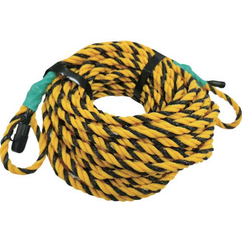 ■仙台銘板 標識ロープ 光るトラロープ ピカくん 緑 20m〔品番:TRP20G〕【7081476:0】[店頭受取不可]