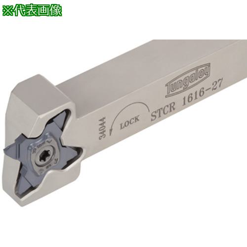 ■タンガロイ テトラ・フォース・カット 溝入れ加工用バイト STCR/L-27〔品番:STCR252527〕【7109946:0】[店頭受取不可]