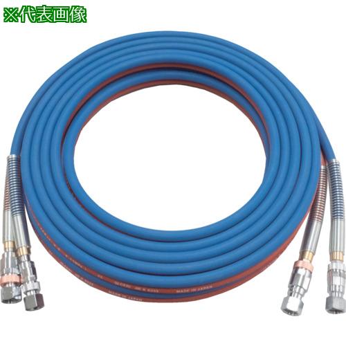 ■千代田 ガス溶断用ホース マイルドホースQSS-10M〔品番:QSS10M〕【7119546:0】[店頭受取不可]