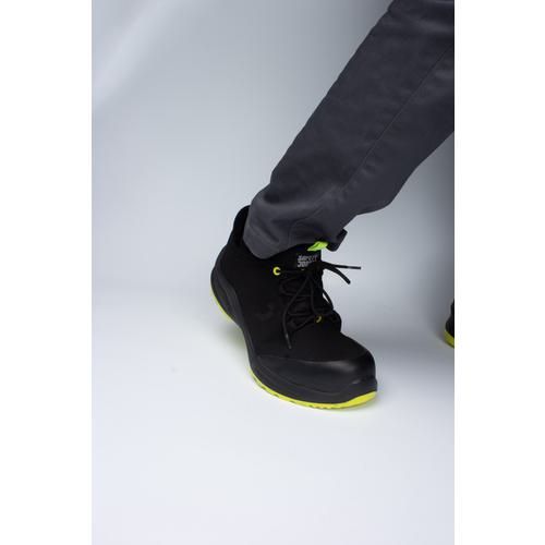 ■セーフティジョガー 作業靴 モデューロS3Sローカット紐 ブラック 25.0cm〔品番:MODULOS3SLOWBLK25.0〕【7124915:0】[店頭受取不可]