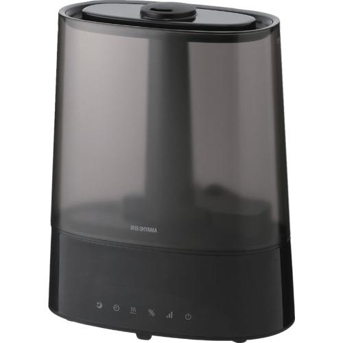 ■IRIS 112900 上給水超音波ハイブリッド加湿器 ブラック〔品番:AHMHUT55AB〕【7131801:0】[店頭受取不可]
