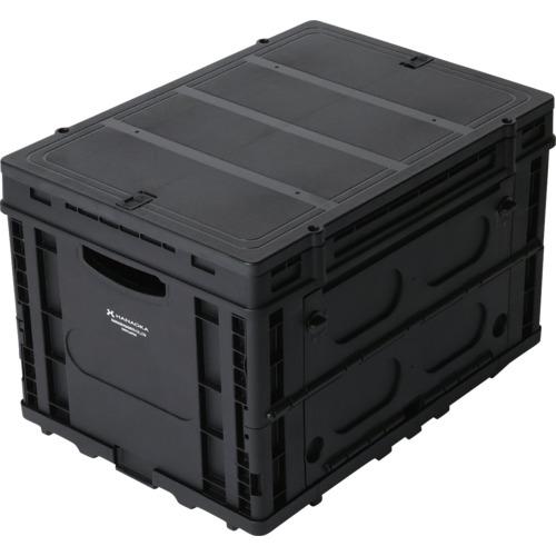 ■ダンディ フラットカート テーブルコンテナ 蓋あり ブラック〔品番:TCBK〕【7138716:0】[店頭受取不可]