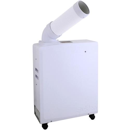 ■Suiden スポットエアコン 1口 ポータブルタイプ 100V ホワイト〔品番:SS16MAW1〕【7139147:0】[店頭受取不可]