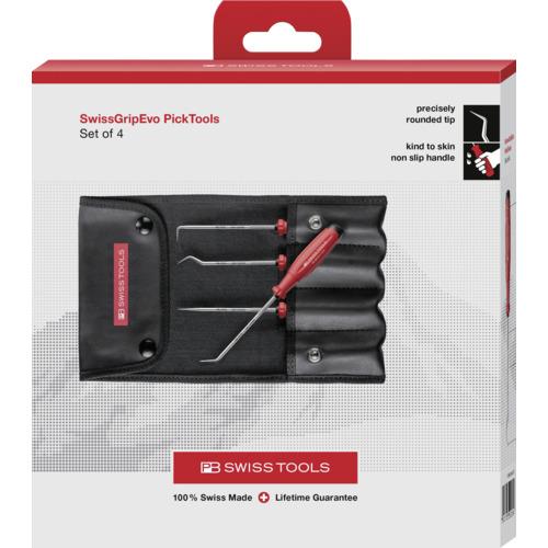 ■PBスイスツールズ PickToolセット、人工皮革製ポーチ入リS【パッケージ入り】〔品番:38681.CBB〕【7139662:0】[店頭受取不可]