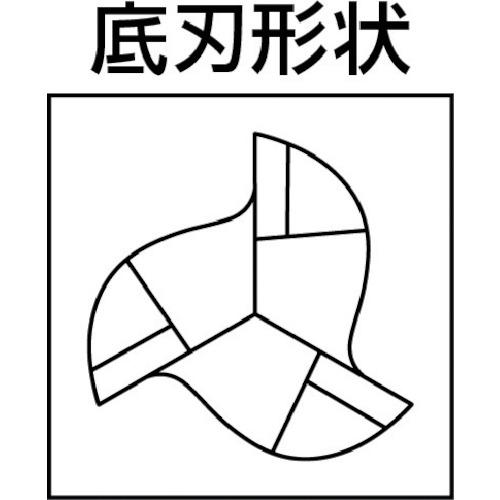 ■【在庫限り】三菱K 3枚刃アルミ加工用 超硬スクエアエンドミルショット刃長(S)20mm〔品番:C3SARBD2000N0850R100〕【7154941:0】[店頭受取不可]_1