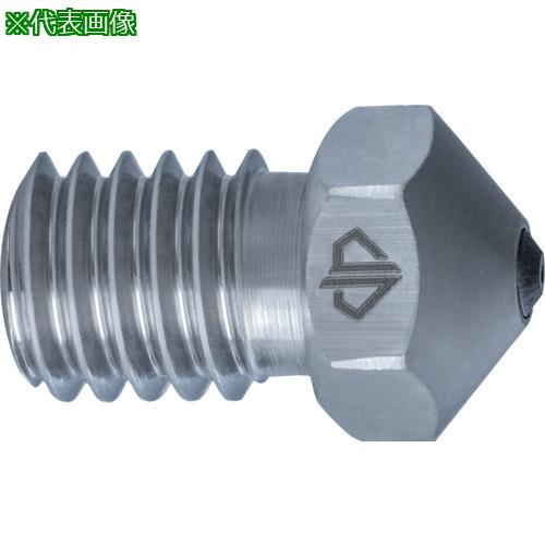 ■GUHRING 3Dプリンター用ノズル DIANOZ V6 フィラメント径1.75mm用 ノズル口径0.6mm〔品番:9617175.060〕【7155028:0】[店頭受取不可]