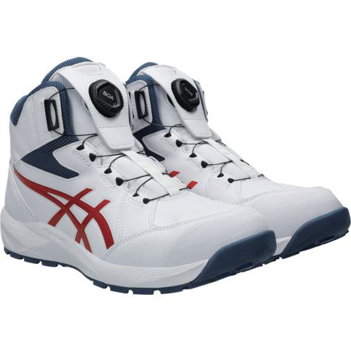■ASICS WINJOB CP314 BOA ホワイト×チェリートマト 26.0〔品番:1273A124.10026.0〕【7162210:0】[店頭受取不可]