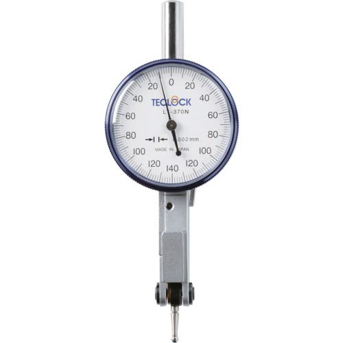 ■TECLOCK レバーテスト 測定範囲0~0.28mm (精密タイプ 目量:0.002mm)〔品番:LT370N〕【7174023:0】[店頭受取不可]