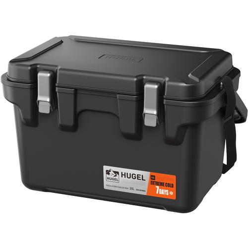 ■IRIS 211175 HUGEL 真空断熱クーラーボックス 20L チャコールグレー〔品番:VITC20RHA〕【7186391:0】[店頭受取不可]