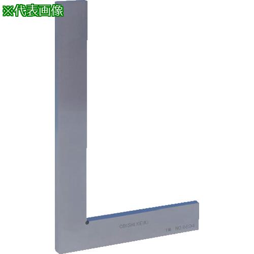 ■大菱計器製作所 平形直角定規 1級 焼入品 200〔品番:FA105〕【7186966:0】[店頭受取不可]