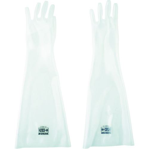 ■DAILOVE 耐溶剤用手袋 ダイローブH203-60(M)〔品番:DH20360M〕【7219679:0】[店頭受取不可]