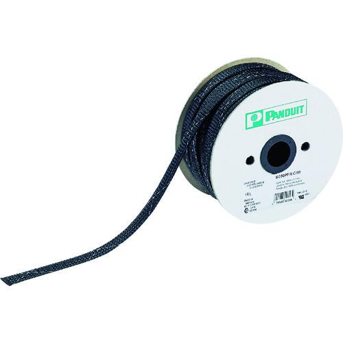 ■PANDUIT ネットチュ-ブ 難燃性タイプ 黒 最大束線外径φ19.1×長さ30.48m〔品番:SE50PFRCR0〕【7315538:0】[店頭受取不可]