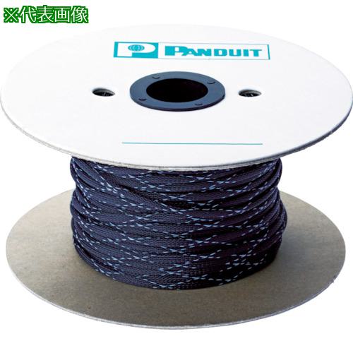 ■PANDUIT ネットチュ-ブ 難燃性タイプ 黒 最大束線外径φ31.8×長さ30.48m〔品番:SE75PFRCR0〕【7315546:0】[店頭受取不可]