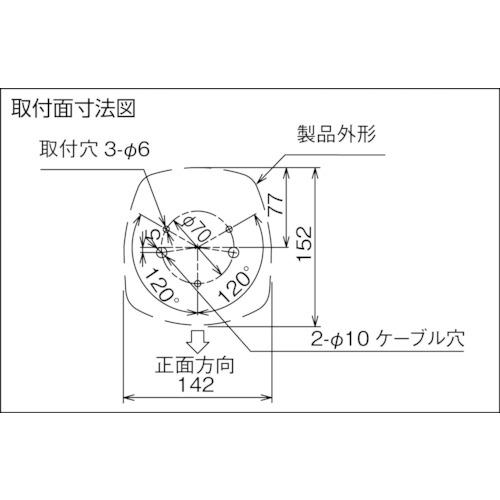 ■PATLITE LED積層信号灯付き電子音報知器 色:赤・黄・緑・青〔品番:LKEH410FARYGB〕【7514727:0】[店頭受取不可]_2