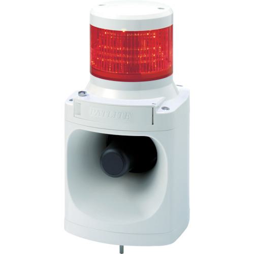 ■PATLITE LED積層信号灯付き電子音報知器 色:赤〔品番:LKEH110FAR〕【7514638:0】[店頭受取不可]