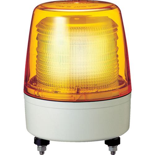 ■【在庫限り】PATLITE 中型LEDフラッシュ表示灯 色:黄〔品番:XPE12Y〕【7515022:0】[店頭受取不可]